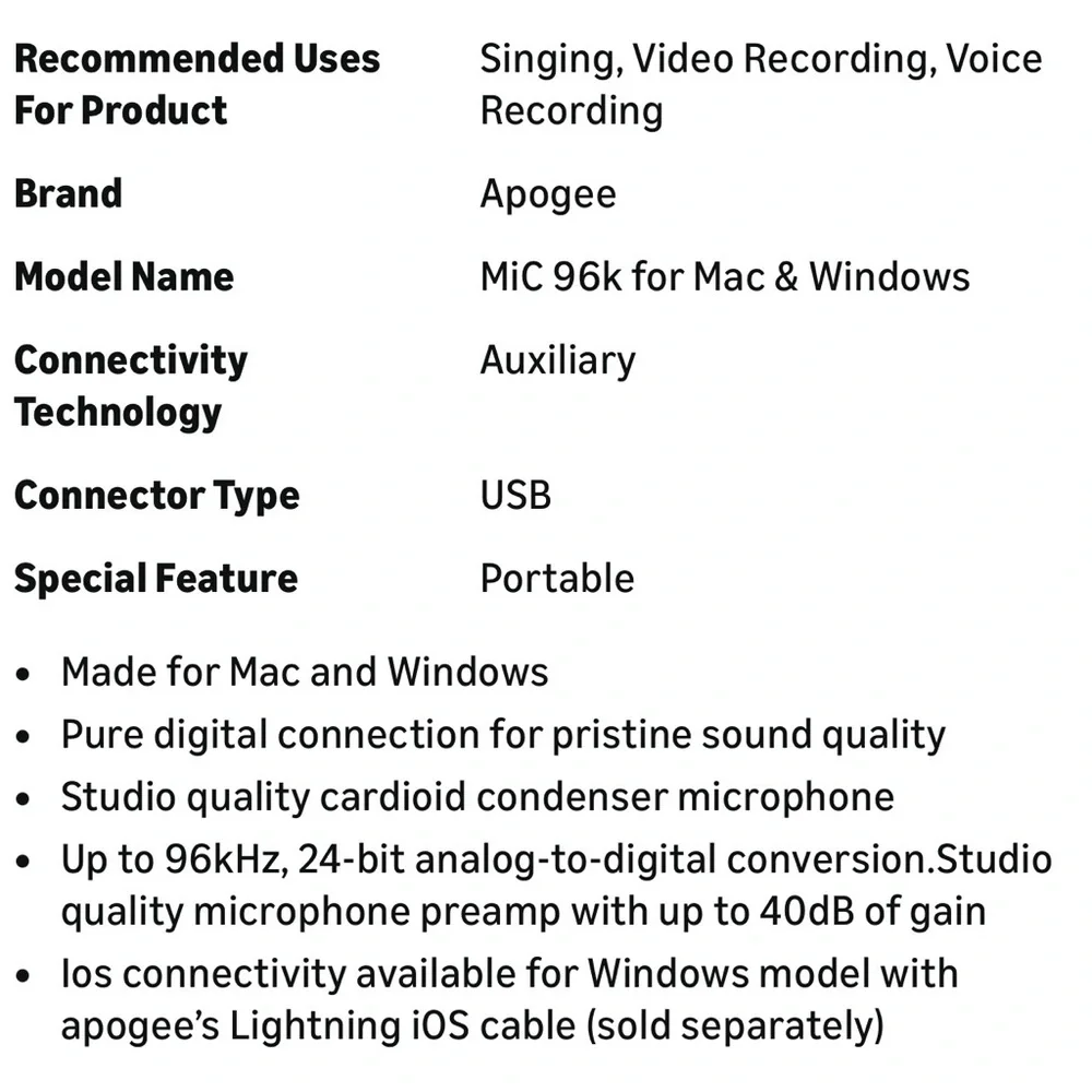 USB Microphone - Black and Silver